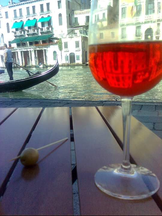 spritz en gondole à Venise